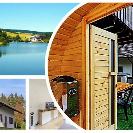 Seepark Kirchheim Ferienhaus Bei Vera Mit Sauna Экстерьер фото